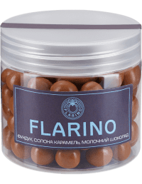 Salted caramel coated hazelnuts in milk chocolate 180 g